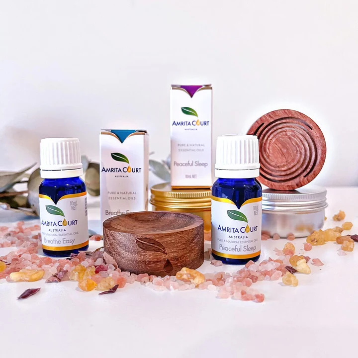 AMRITA COURT エッセンシャルオイル 3種セット Waterless Essential Oil Diffusers & Aroma Diffusers | Amrita Court