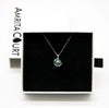 Murano Planet Aroma Necklace - Celestial Aqua | Handcrafted Essential Oil Diffuser Jewelry